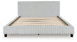 Zuraleus White King Upholstered Bed from Ashley Furniture - Luna Furniture