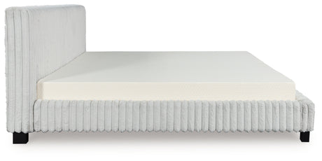 Zuraleus White King Upholstered Bed from Ashley - Luna Furniture
