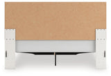 Zuraleus White King Upholstered Panel Storage Bed from Ashley Furniture - Luna Furniture