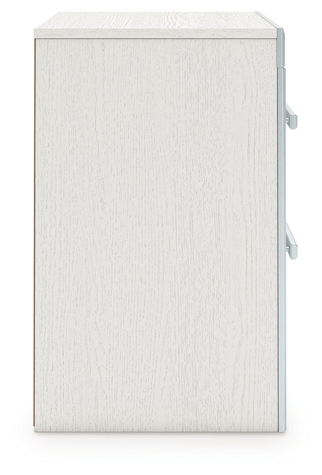 Zuraleus White Nightstand from Ashley - Luna Furniture