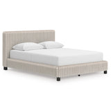 Zuraleus White Queen Upholstered Bed from Ashley Furniture - Luna Furniture