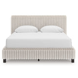 Zuraleus White Queen Upholstered Bed from Ashley Furniture - Luna Furniture