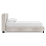 Zuraleus White Queen Upholstered Bed from Ashley Furniture - Luna Furniture