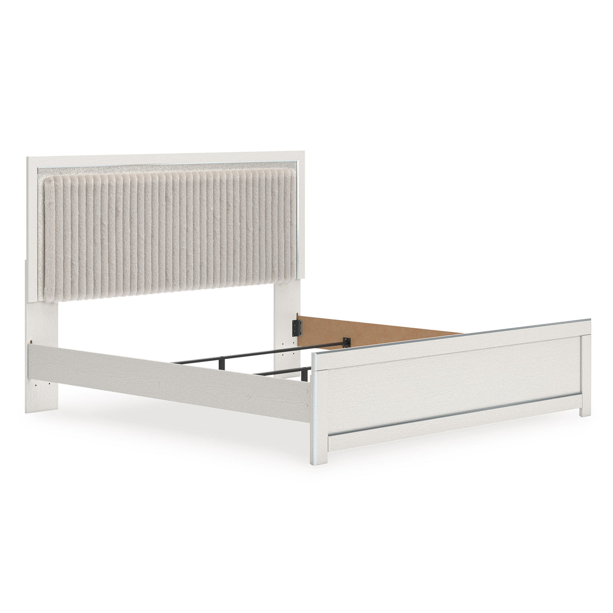 Zuraleus White Upholstered Panel Bedroom Set from Ashley Furniture - Luna Furniture