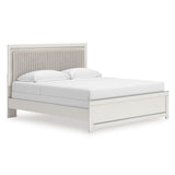 Zuraleus White Upholstered Panel Bedroom Set from Ashley Furniture - Luna Furniture