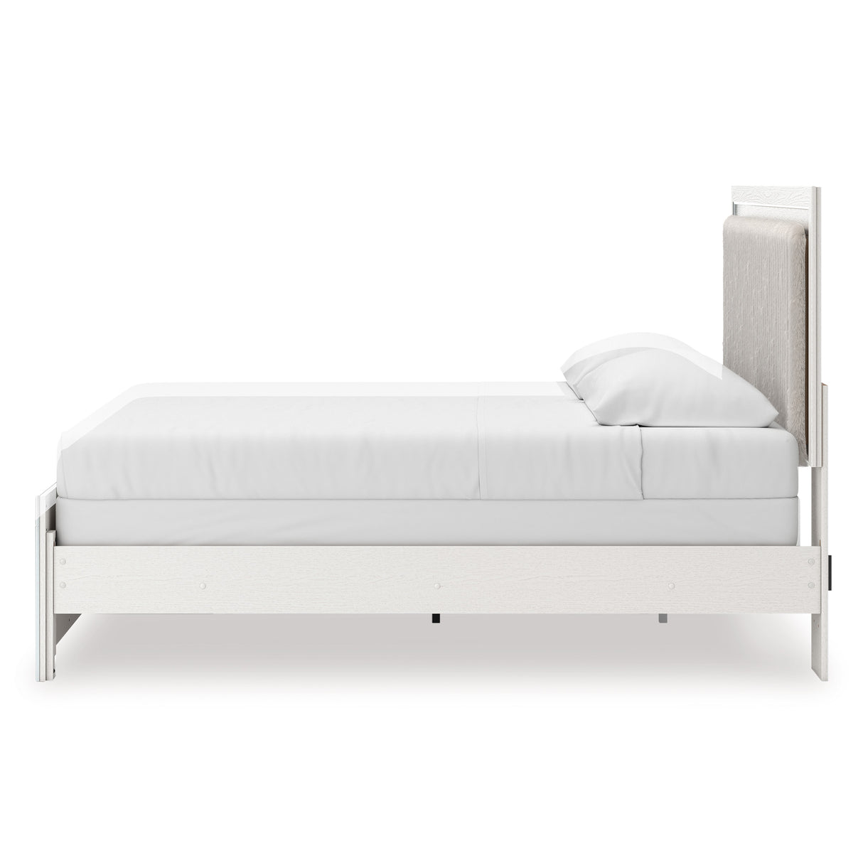 Zuraleus White Upholstered Panel Bedroom Set from Ashley Furniture - Luna Furniture