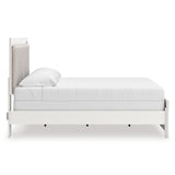 Zuraleus White Upholstered Panel Bedroom Set from Ashley Furniture - Luna Furniture