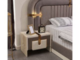 Zurich Bedroom (Queen Frame With Headboard & Dresser With Mirror & 2 Nightstand) from Furnia - Luna Furniture