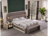 Zurich Bed Frame With Headboard, King from Furnia - Luna Furniture