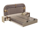 Zurich Bed Frame With Headboard, Queen from Furnia - Luna Furniture