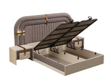 Zurich Bed Frame With Headboard, King from Furnia - Luna Furniture