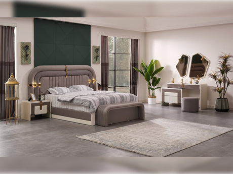 Zurich Bed Frame With Headboard, King from Furnia - Luna Furniture