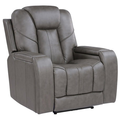 Daniel 3-Piece Triple Power Leather Reclining Home Theater Set from Steve Silver - Luna Furniture