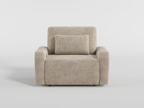 8345TPE-1 Convertible Sleeper Chair with Charging Ports from Homelegance - Luna Furniture