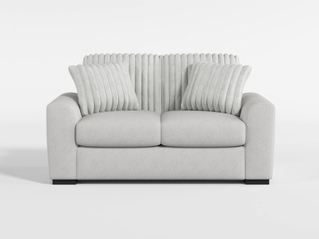 Athena Dark Gray Loveseat from Homelegance - Luna Furniture