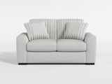 Athena Dark Gray Sofa and Loveseat from Homelegance - Luna Furniture