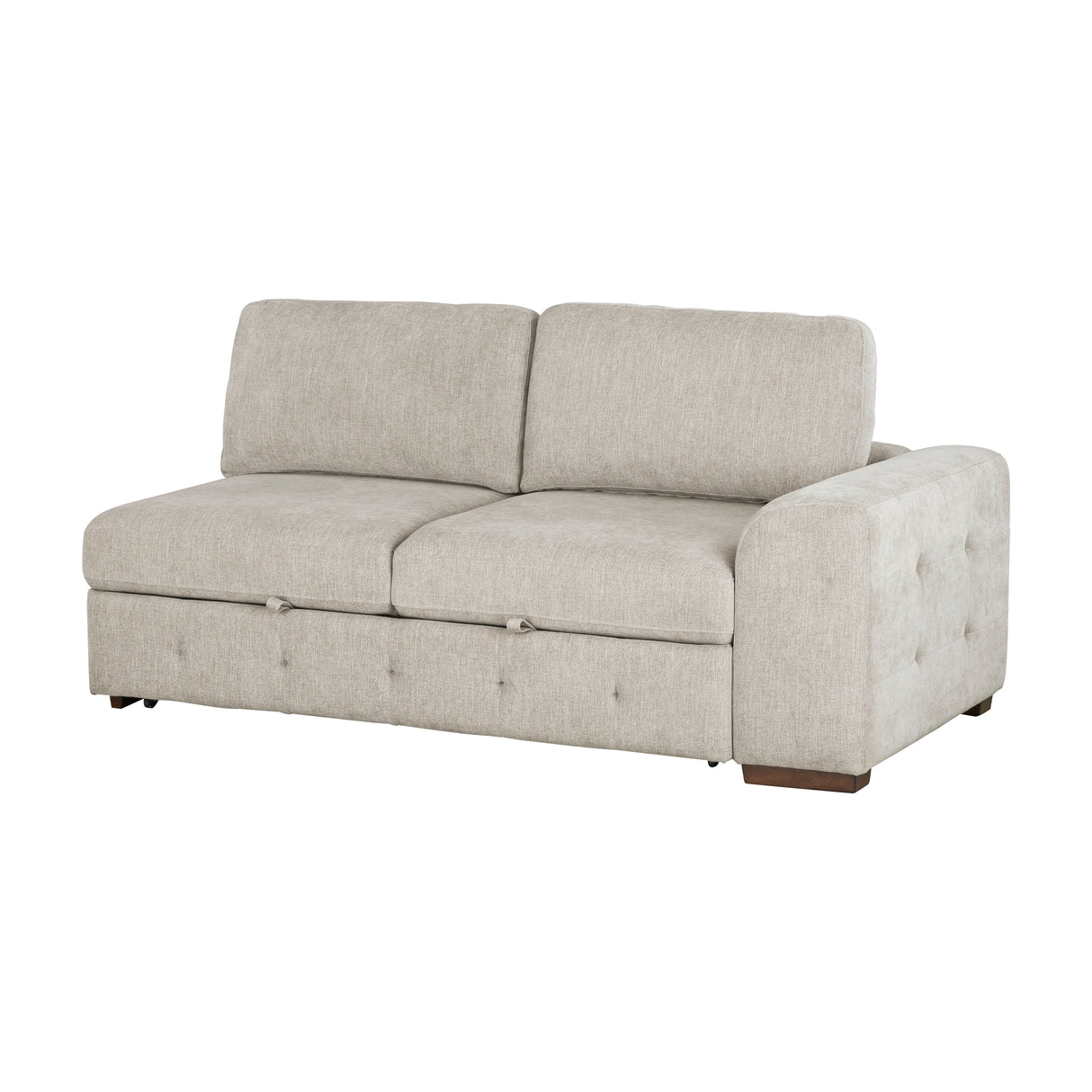 Raife Taupe 4-Piece Sectional with Right Chaise from Homelegance - Luna Furniture