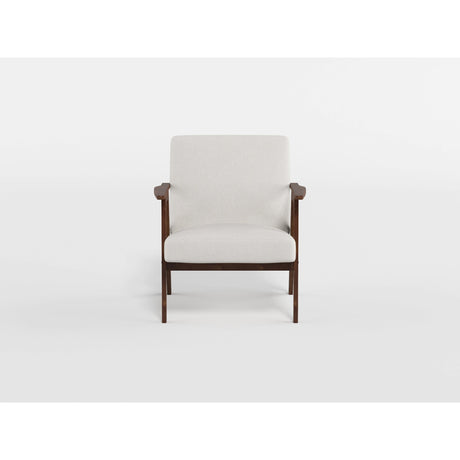 Omara Natural Dark Gray Accent Chair from Homelegance - Luna Furniture