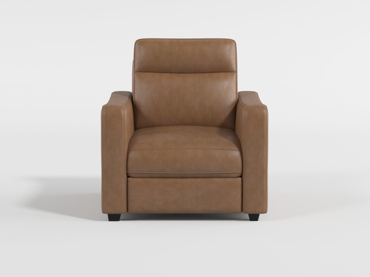 8368BRW-A2PW Power Reclining Chair with Curved Track Arms from Homelegance - Luna Furniture