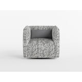 Finnegan Gray Swivel Chair from Homelegance - Luna Furniture