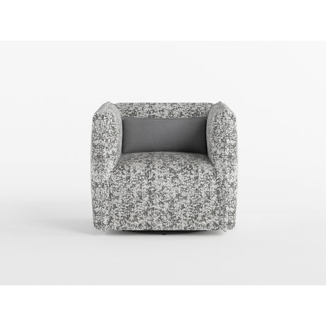 Finnegan Gray Swivel Chair from Homelegance - Luna Furniture