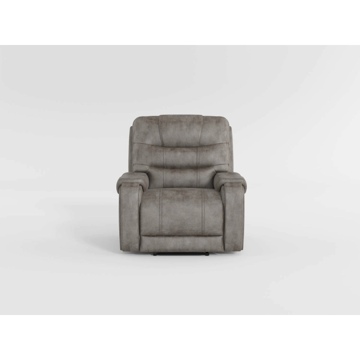 Oberon Grayish Brown Reclining Chair from Homelegance - Luna Furniture