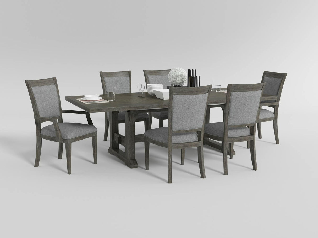 Sarasota Driftwood Brown Server with 4 Door from Homelegance - Luna Furniture