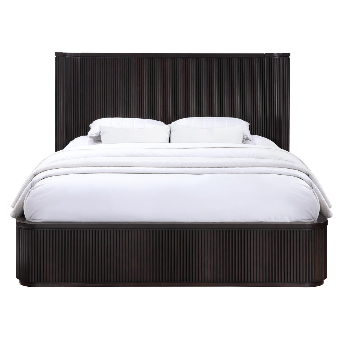Henry Reeded King Bed, Espresso Finish from Steve Silver - Luna Furniture