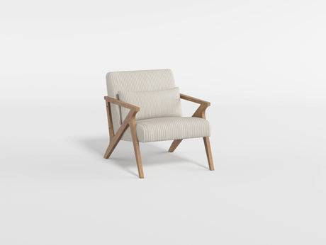 Chevron Taupe Accent Chair from Homelegance - Luna Furniture