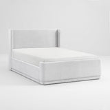 Carmel Light Gray Full Platform Bed from Homelegance - Luna Furniture