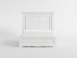 York White Eastern King Bed from Homelegance - Luna Furniture