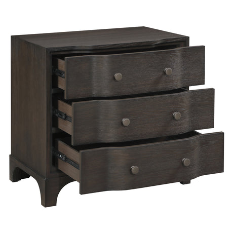 Verona Espresso Nightstand with Integrated USB Power Center from Steve Silver - Luna Furniture