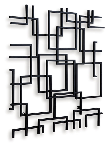 Aadanton Black Wall Decor from Ashley - Luna Furniture