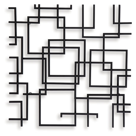 Aadanton Black Wall Decor from Ashley - Luna Furniture