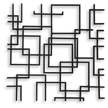 Aadanton Black Wall Decor from Ashley - Luna Furniture