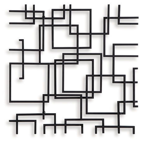 Aadanton Black Wall Decor from Ashley - Luna Furniture