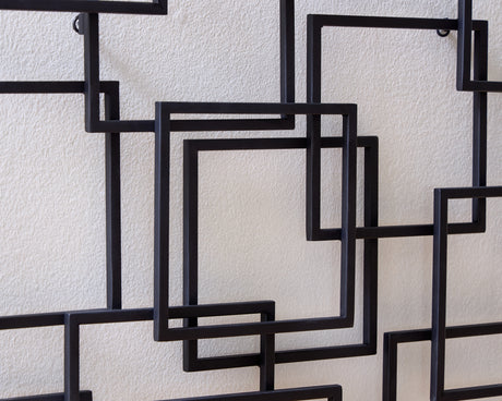 Aadanton Black Wall Decor from Ashley - Luna Furniture