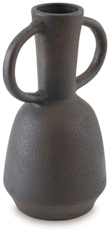 Aadeen Distressed Brown Vase from Ashley - Luna Furniture