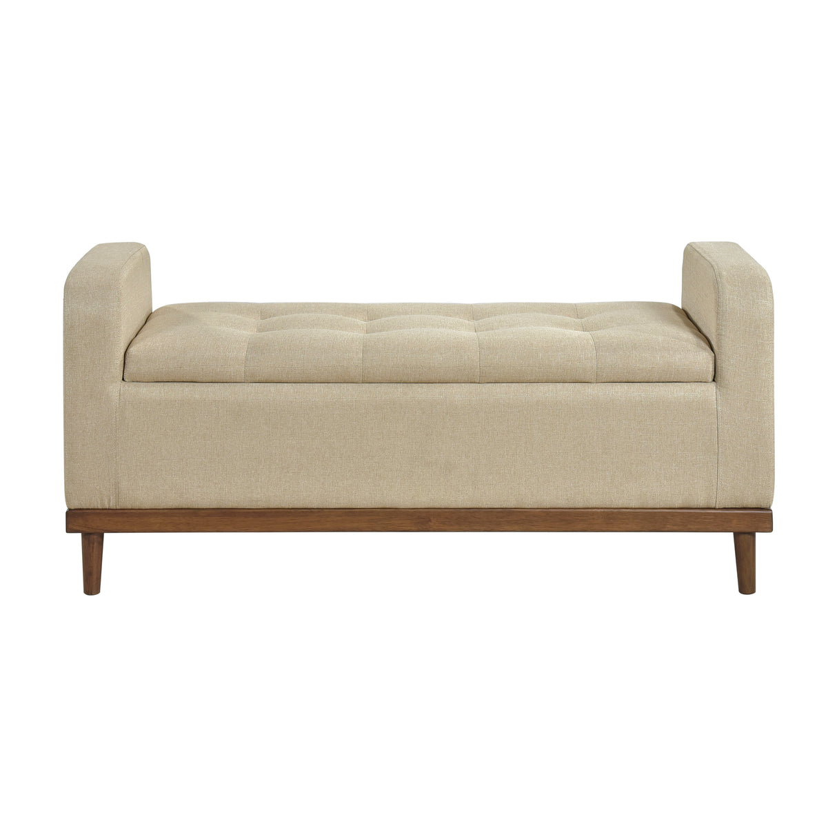 Woodwell Antique White Lift Top Storage Bench from Homelegance - Luna Furniture