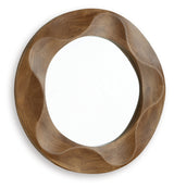 Aajon Brown Accent Mirror from Ashley Furniture - Luna Furniture