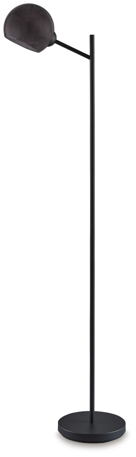 Abanson Black Floor Lamp from Ashley - Luna Furniture