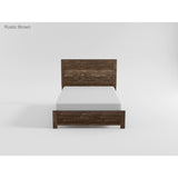 Corbin Brown 4-Piece Youth Bedroom Set (Twin Bed, Nightstand, Dresser, Mirror) from Homelegance - Luna Furniture