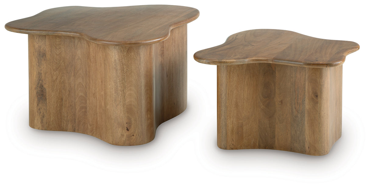 Abeford Brown Accent Coffee Table (Set of 2) from Ashley - Luna Furniture