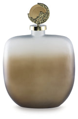 Acario Taupe/Gold Finish Jar from Ashley - Luna Furniture