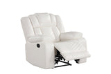 Seefeld Ace White 3-Piece Power Reclining Set from Happy Homes - Luna Furniture