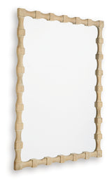 Acelmore Light Brown Accent Mirror from Ashley - Luna Furniture