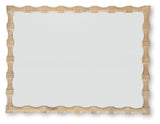 Acelmore Light Brown Accent Mirror from Ashley - Luna Furniture