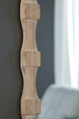 Acelmore Light Brown Accent Mirror from Ashley - Luna Furniture