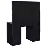 Acena Black High Gloss 7-Drawer Vanity Set with Lighting from Coaster - Luna Furniture
