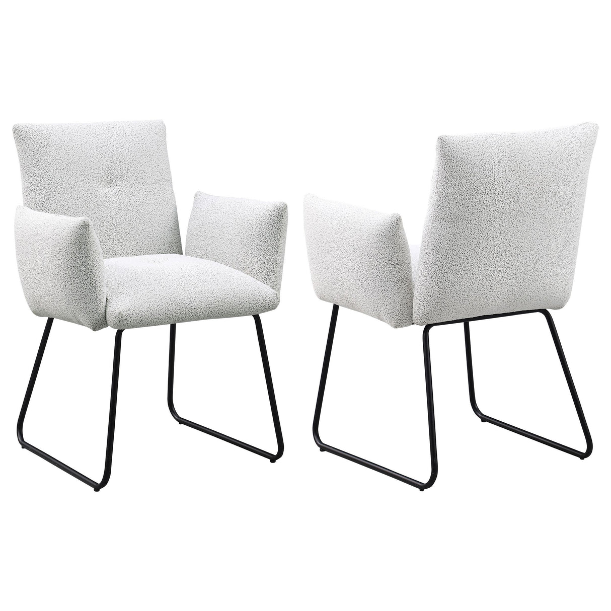 Ackland Light Gray Dining Side Chair, Set of 2 from Coaster - Luna Furniture